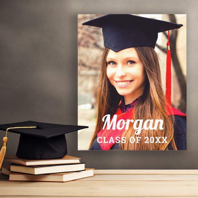 Personalized Class of 2026 Graduation Photo Canvas Print (Creator Uploaded)
