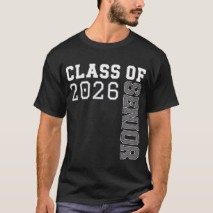 Personalized Class Of 2026 Senior Graduation T-Shirt