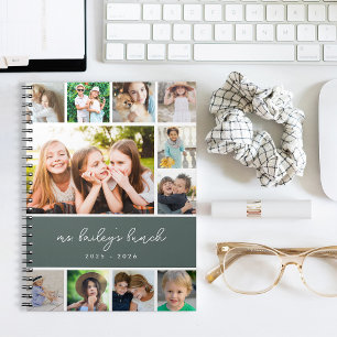 Personalized Class Photo Collage Teacher Notebook