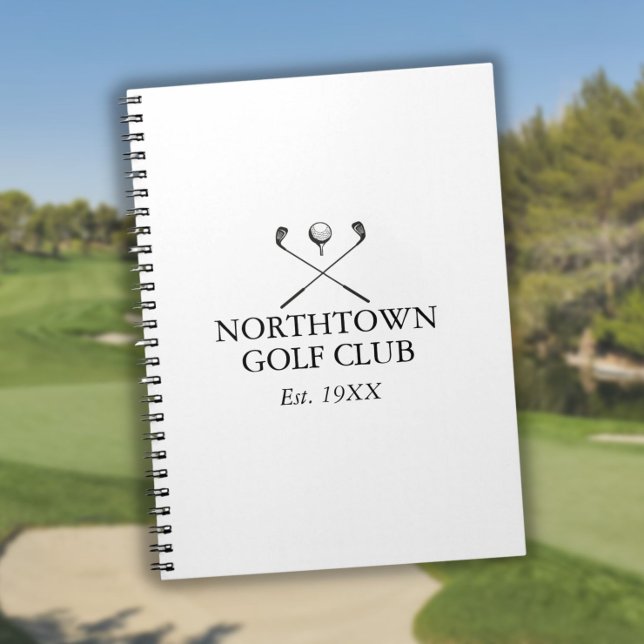Personalized Classic Golf Club Name Notebook (Personalized Classic Golf Club Name Notebook)