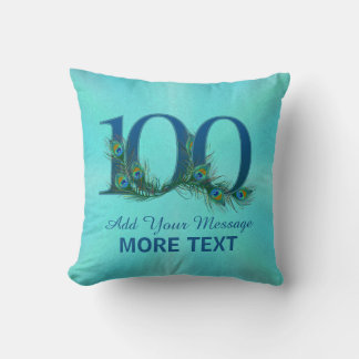 Personalized classy 100 birthday century mug cushion