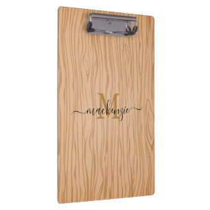 Personalized Clipboard with Name and Initial