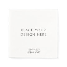 Personalized Cocktail Napkins Add Your Own Design
