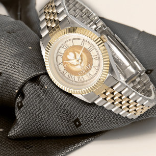 Personalized Coffee Cappuccino Vintage Watch