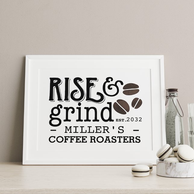 Personalized Coffee Lovers Kitchen Art Print (Creator Uploaded)