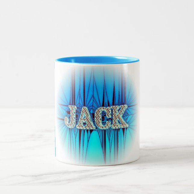 Personalized Coffee Mug for Jack. (Center)