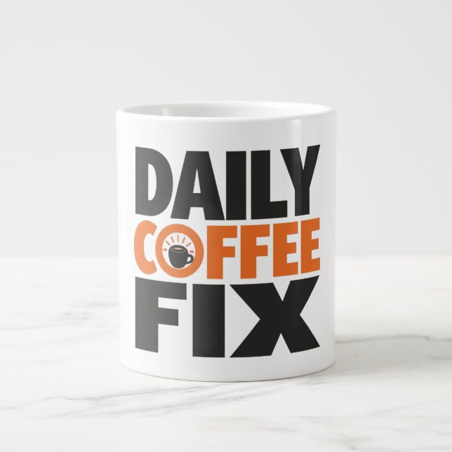 Personalized Coffee Mug – (Name)'s Morning Fuel (Front)