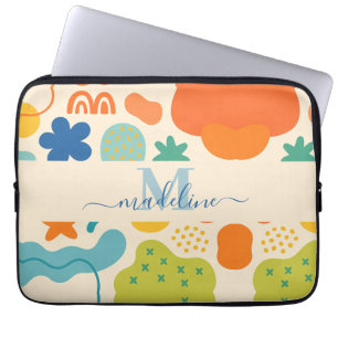 Personalized Color Splash Abstract Laptop Sleeve