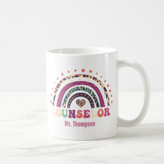 Personalized Colorful Counselor Coffee Mug