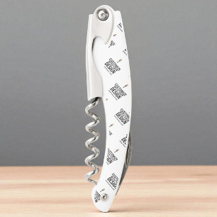Personalized Company Branded Custom Minimalist  Corkscrew