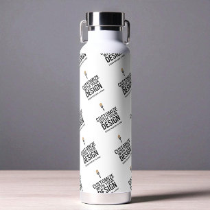 Personalized Company Branded Custom Minimalist  Water Bottle