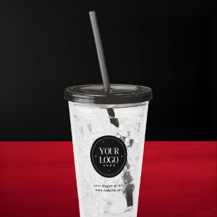 Personalized Company Logo Custom Business Gift Acrylic Tumbler