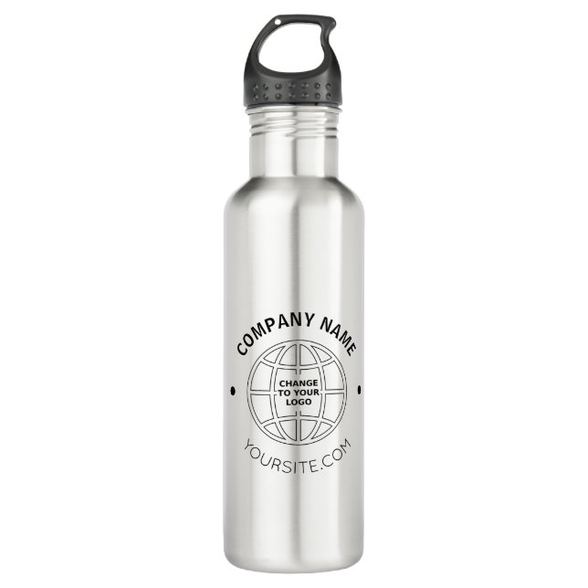 PERSONALIZED COMPANY LOGO WEB ADDRESS 710 ML WATER 710 ML WATER BOTTLE (Front)