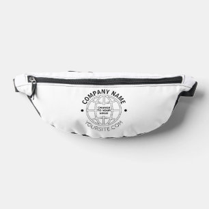 PERSONALIZED COMPANY LOGO WEB ADDRESS BUM BAGS