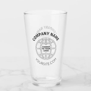 PERSONALIZED COMPANY LOGO WEB ADDRESS GLASS