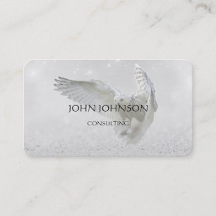 Personalized Consulting Owl Business Cart Card