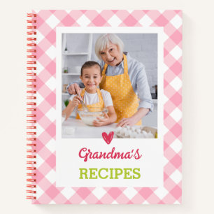 Personalized Cookbook (Your Photo) Recipe Notebook