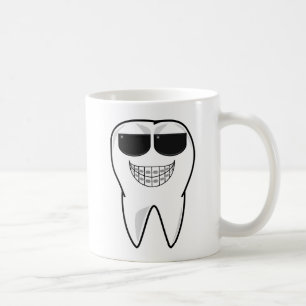 PERSONALIZED Cool Tooth with Braces Sunglasses Mug