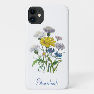 Personalized Cornflowers iPhone 11 Case