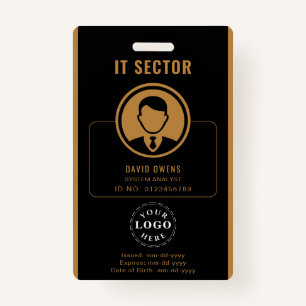Personalized Corporate Badge with Photo ID & Logo ID Badge