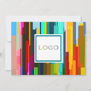 Personalized Corporate Logo and Signatures Card