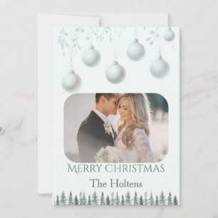 Personalized Couple Christmas Photo Card