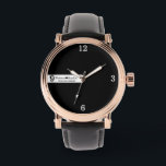 Personalized Couple Name | Love Quote Black  Watch<br><div class="desc">Personalized Couple Name | Love Quote Black watch.</div>