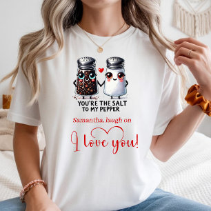 Personalized Couple Valentine Funny Food Women Tee