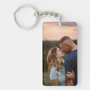 Personalized Couple's Photo Keychain - Romantic Gi