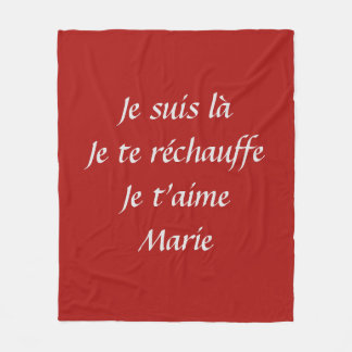 Personalized cover 100% fleece blanket