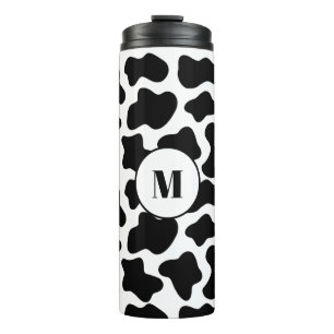 Personalized Cow Print Thermal Tumbler