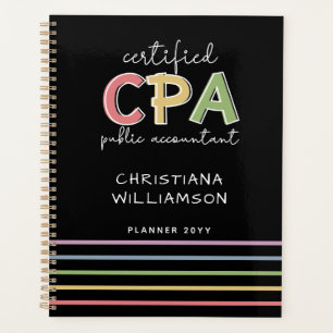 Personalized CPA Certified Public Accountant Gift Planner