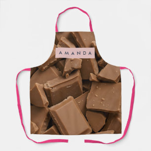 Personalized Creamy Milk Chocolate Chunk  Apron