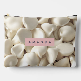 Personalized Creamy White Chocolate Candy Accessory Pouch