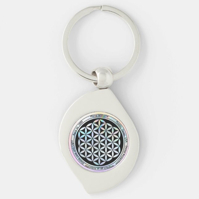 Personalized Creation Harmony Keychain (Front)