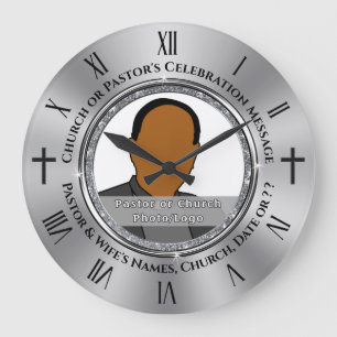 Personalized, Creative Pastor Appreciation Gifts,  Large Clock