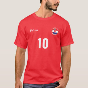 Personalized Croatia National Team Jersey T-Shirt