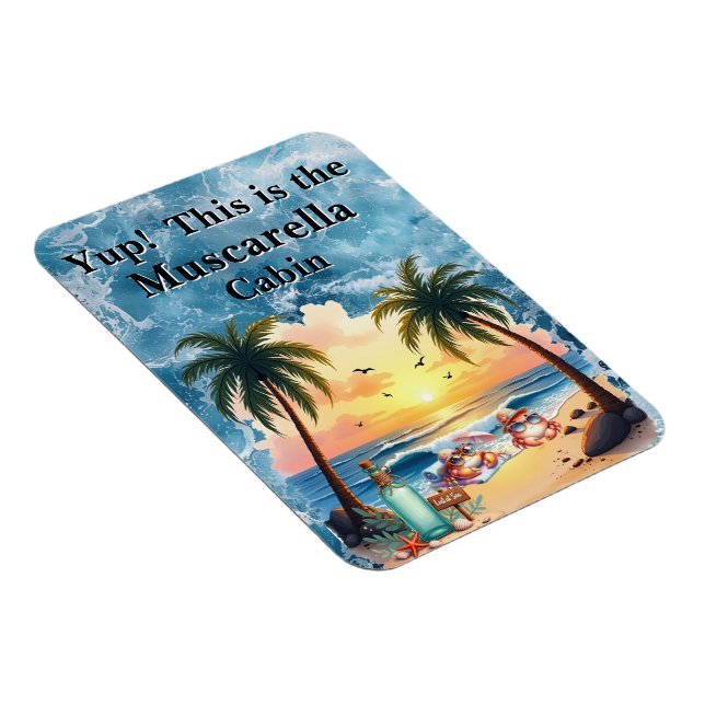 Personalized Cruise Cabin Door Magnet (Right Side)