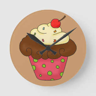 Personalized Cupcake clock
