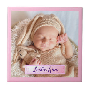 Personalized Custom Baby Photo Tile
