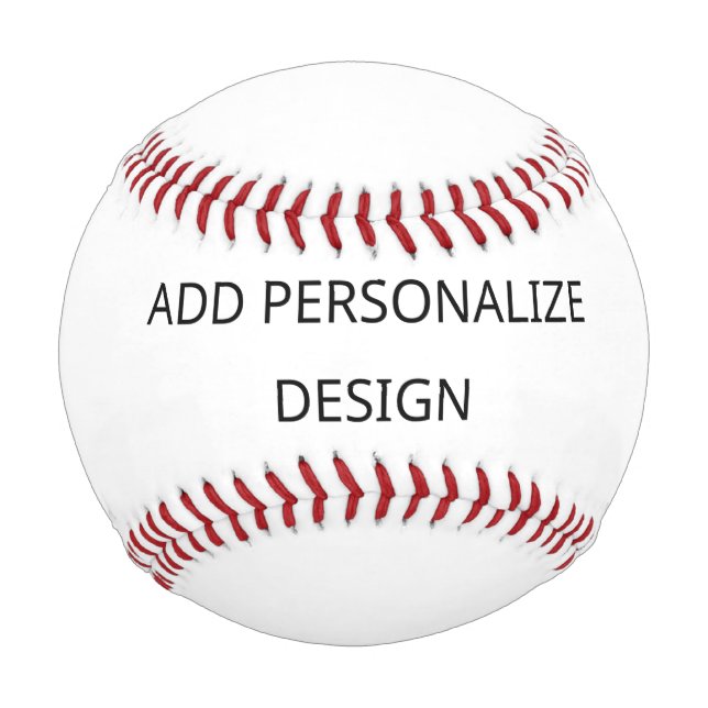 Personalized Custom Baseball –Add Your Design Here (Front)