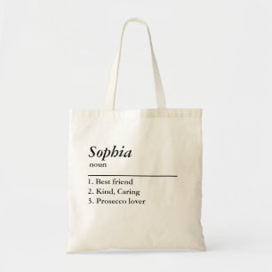 Personalized Custom Best Friend Name  Tote Bag