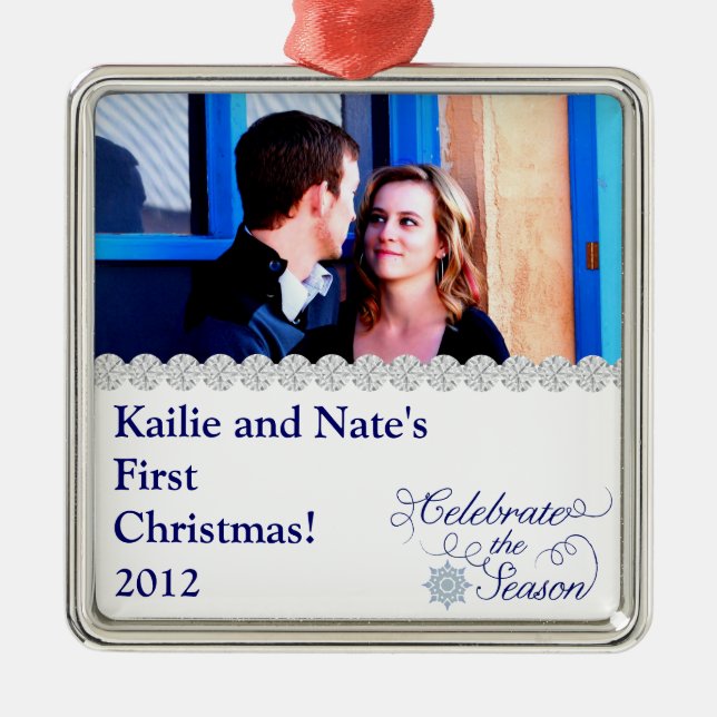 Personalized Custom Celebrate the Season Ornaments (Front)