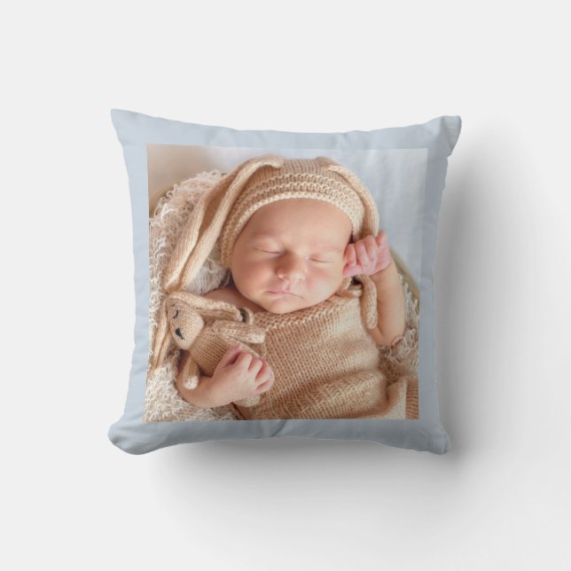 Personalized Custom Cute Baby Photo Cushion (Front)