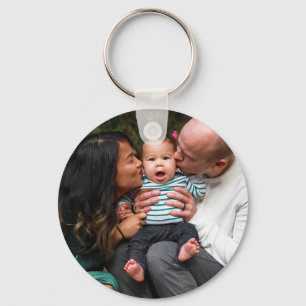 Personalized Custom Family Photo  Key Ring