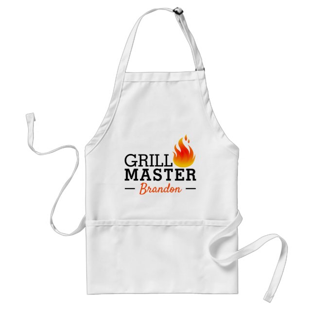 Personalized Custom Greatest BBQ Chef Standard Apron (Front)
