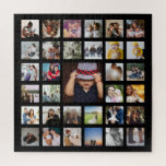 Personalized Custom Made Collage Jigsaw Puzzle<br><div class="desc">33 Photo Template Personalized Custom Made Collage jigsaw puzzle from Ricaso - perfect keepsake - change the background color by clicking on "customize further"</div>