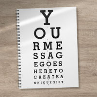 Personalized Custom Message Optician Chart Fun