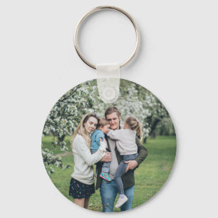 Personalized Custom Photo Best Dad Ever Key Ring