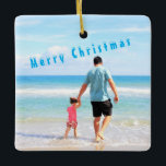 Personalized Custom Photo Christmas Ornament<br><div class="desc">Custom Photo Christmas Ornaments - Your Own Design - Merry Christmas - Personalized Family / Friends or Personal Gift - Add Your Photo / Text - Resize and move or remove and add elements / text with customization tool ! Choose / add your favorite font / text color ! You...</div>